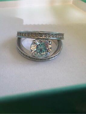 Swarovski Vitality White Ring
Size 55